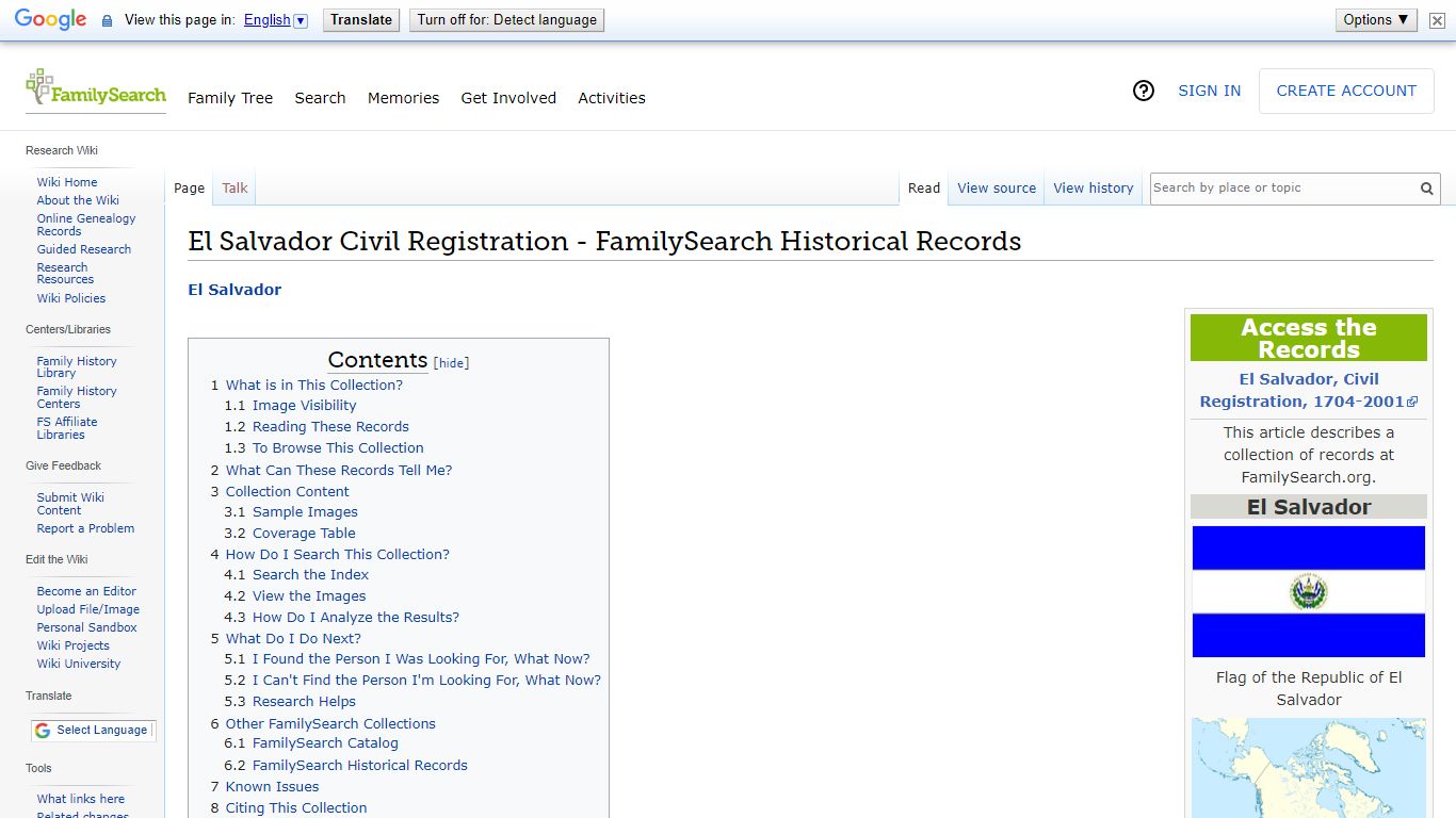 El Salvador Civil Registration - FamilySearch Historical ...